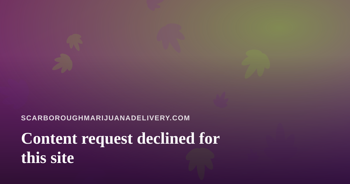 Content request declined for this site